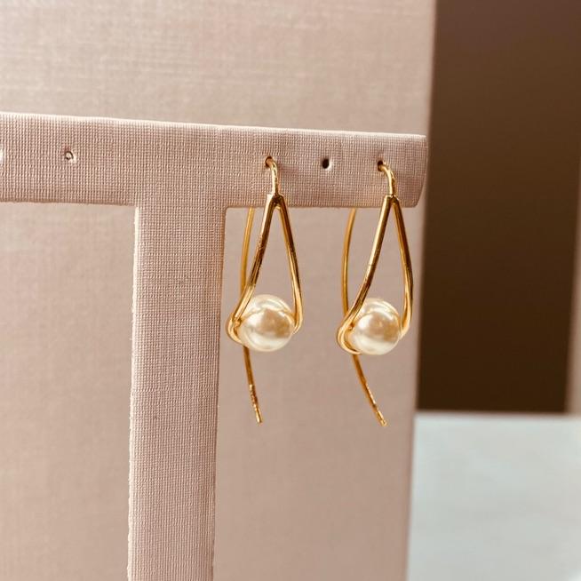 BR OURO FIO GANCHO PEROLA