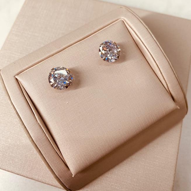 BR PRATA 925 PONTO DE LUZ 1CM