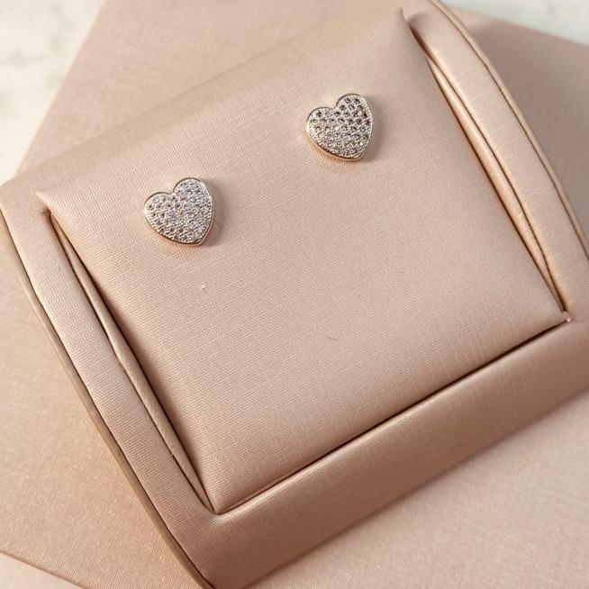 BR PRATA CORAÇÃO MICROCRAVEJADO M