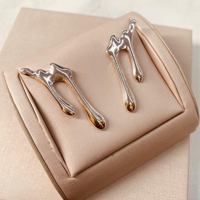 BR PRATA EARCUFF 2 GOTAS LONGAS