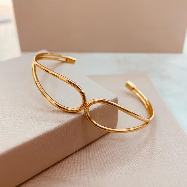 BRAC OURO FINO 2 GOTAS VAZADAS