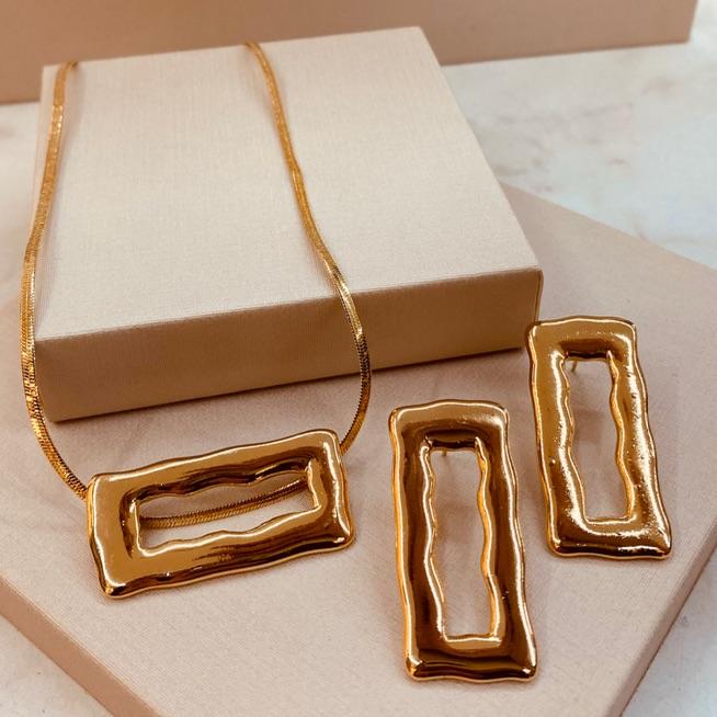 CJ OURO QUADRADO ORGANICO