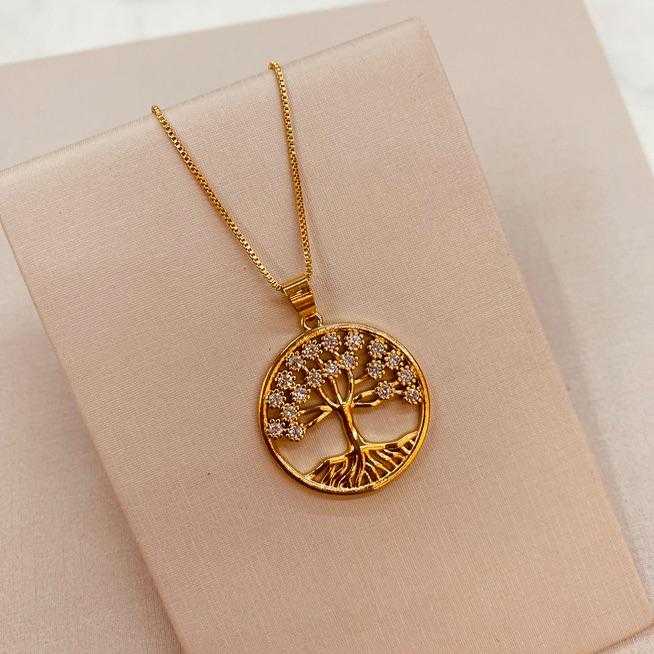 CL OURO ARVORE DA VIDA MANDALA