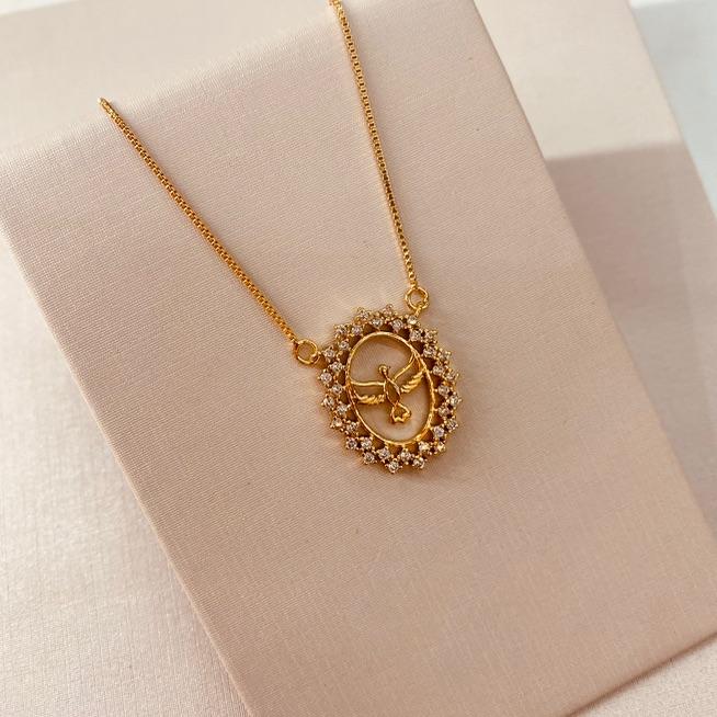 CL OURO DIVINO OVAL ZIRCONIAS