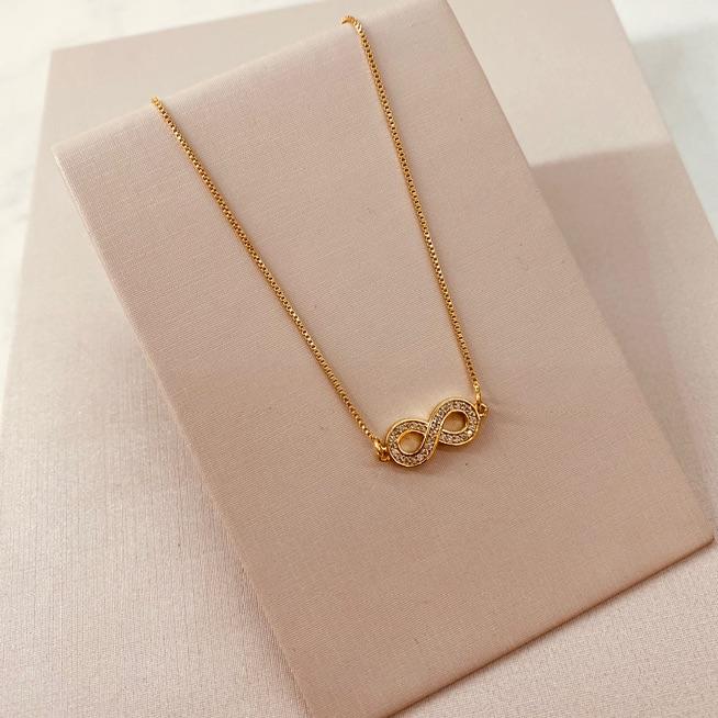 CL OURO INFINITO MICRO CRAVEJADO