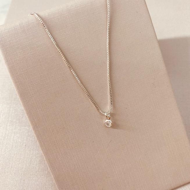 CL PRATA PONTO DE LUZ 3MM