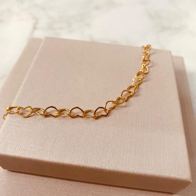 PL OURO CORAÇÕES VAZADOS