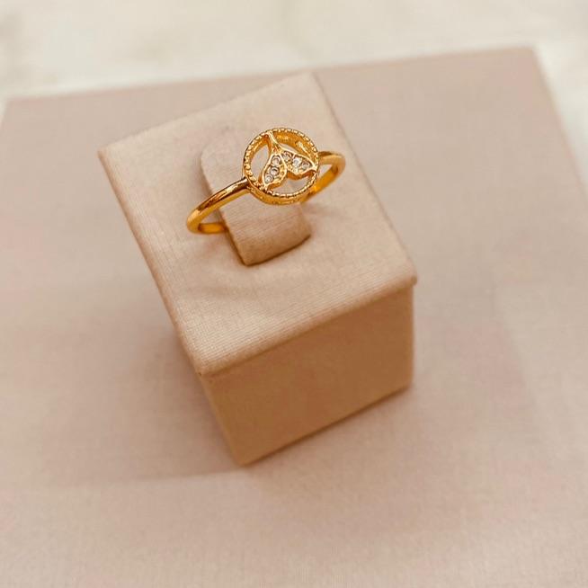 AN OURO CIRCULO CALDA DE SEREIA MICRO CRAVEJADO