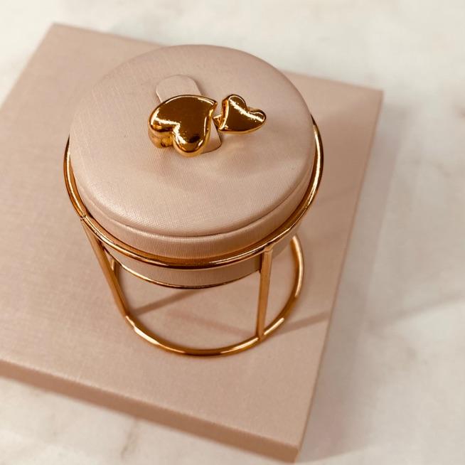 AN OURO CORAÇÕES REGULÁVEL