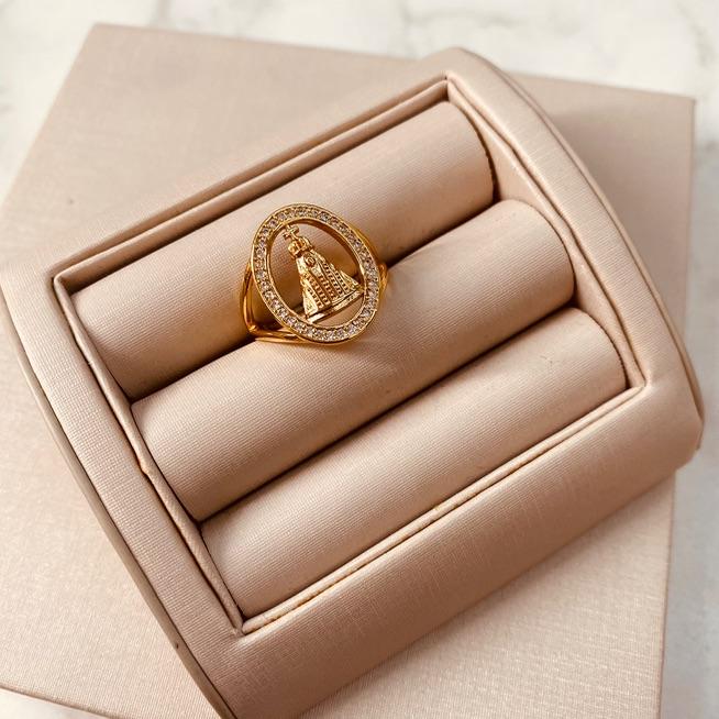 AN OURO OVAL NSA SENHORA APARECIDA