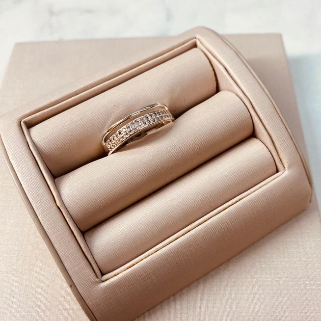 AN PRATA FINO E MICRO CRAVEJADO LARGO