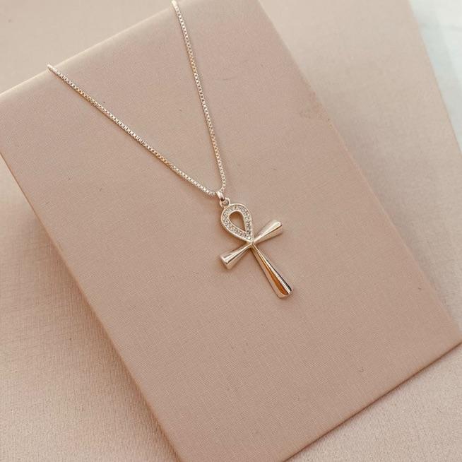 CL PRATA CRUZ ANSATA