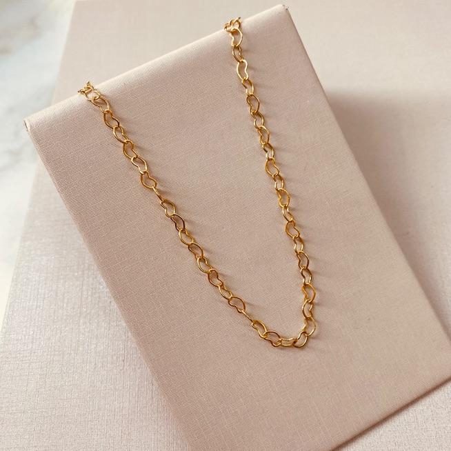 CR OURO CORAÇÕES 45CM