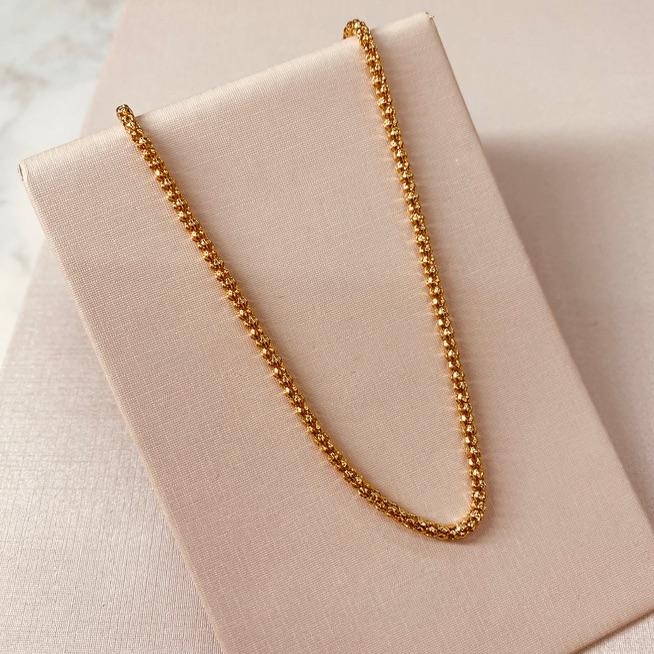 CR OURO PIPOCA 2,2MM 45CM