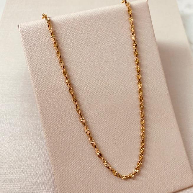 CR OURO SINGAPURA 2MM 45CM