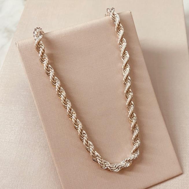 CR PRATA CORDÃO BAIANO 45CM 5MM