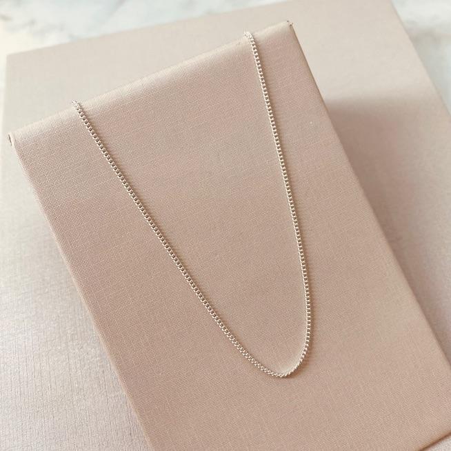 CR PRATA GRUMET 1MM 45CM