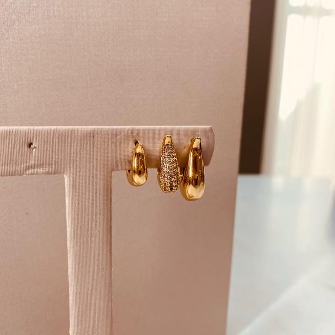 TR OURO ARGOLA TULIPA