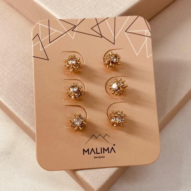 TR OURO BOLA COM ZIRCONIAS