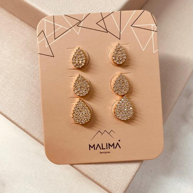 TR OURO GOTA MICRO CRAVEJADA