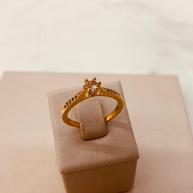 AN OURO SOLITÁRIO CAIXA ALTA TRABALHADA