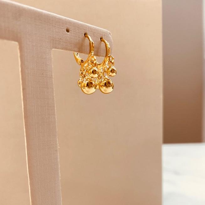 BR OURO ARGOLA FINA PG 3 BOLAS