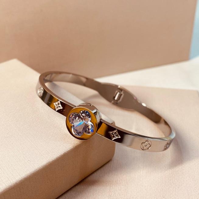 BRAC AÇO PRATA ZIRCONIA E DETALHES VAN