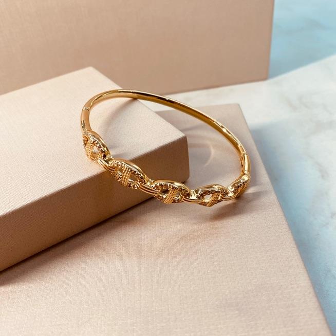 BRAC OURO ELOS MICRO CRAVEJADO E RISCO AO MEIO