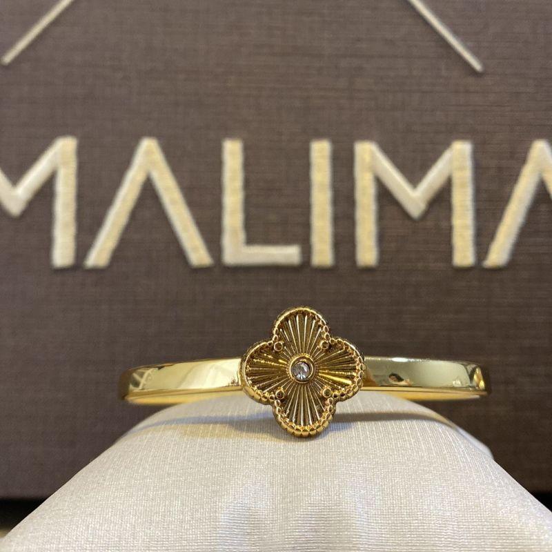 BRAC OURO VAN CLEEF ZIRCONIA