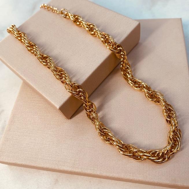 CR OURO ELOS TRANÇADOS