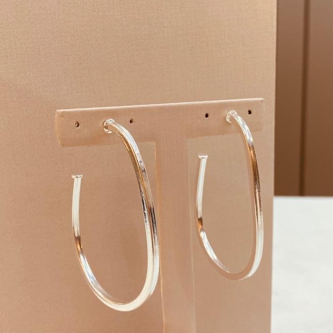 BR PRATA ARGOLA ANZOL TUBULAR QUADRADO