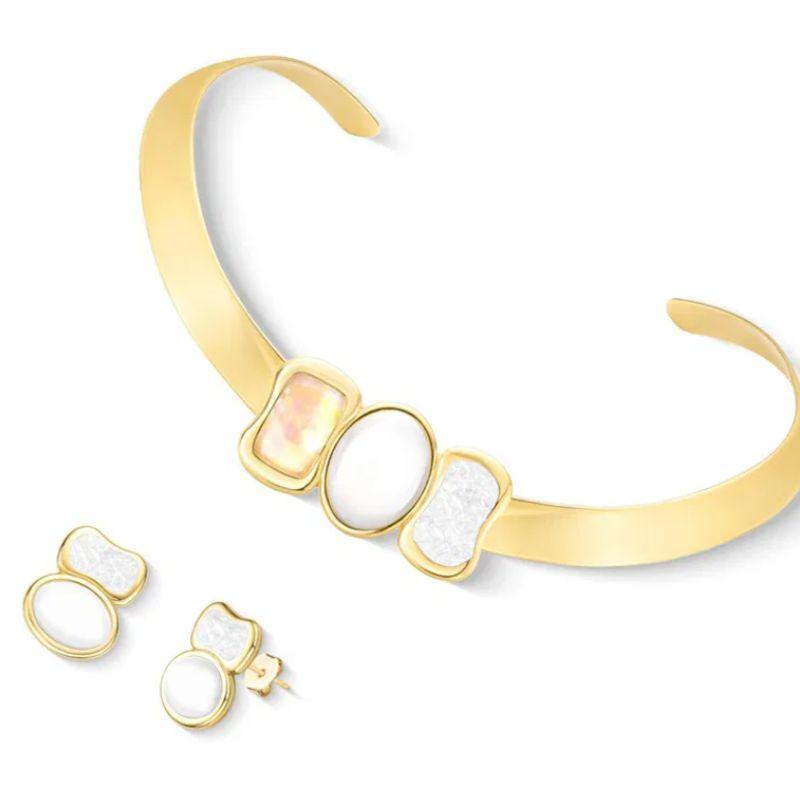 CJ OURO ARO SELENITA PORCELANA