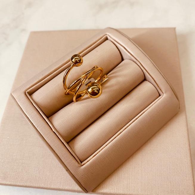 AN OURO BOLAS FIOS TRANÇADOS