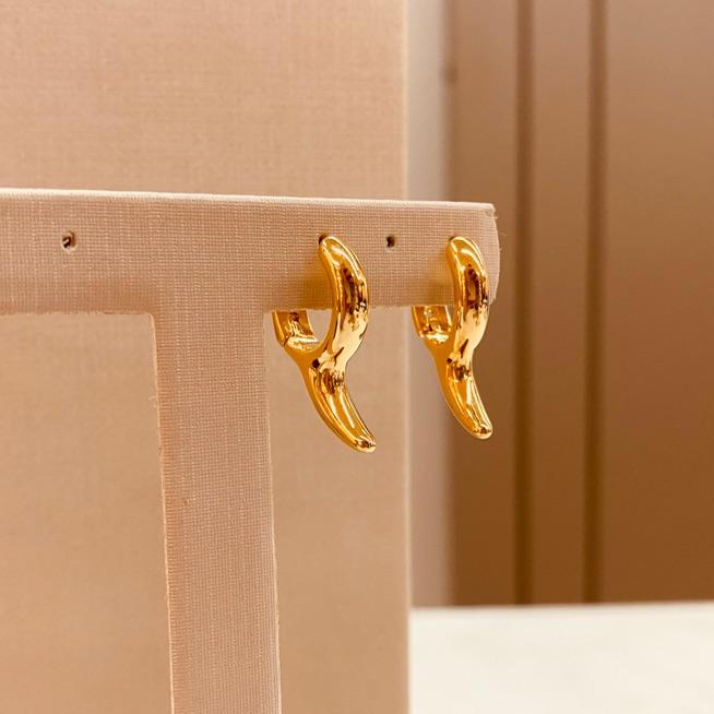 BR OURO ARGOLA PRESA LISA