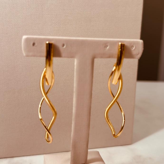 BR OURO TRANÇADO MEIO TRABALHADO