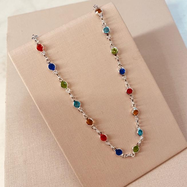 CK PRATA ZIRCONIA COLOR
